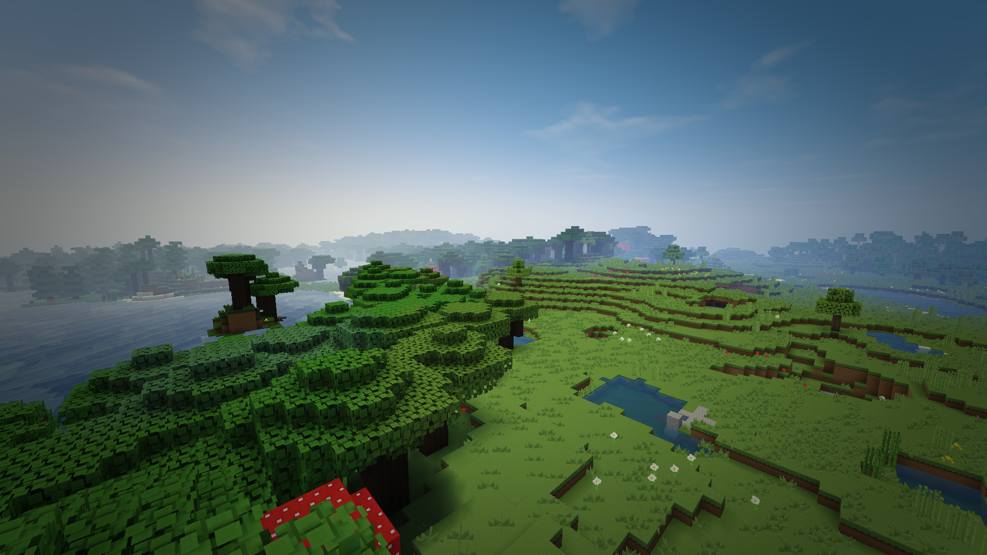 Minecraft landscape